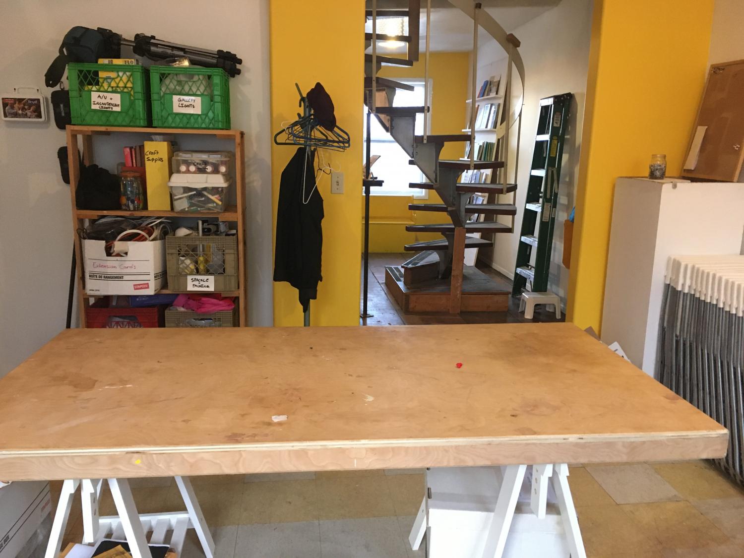 A view of Eyelevel's studio space